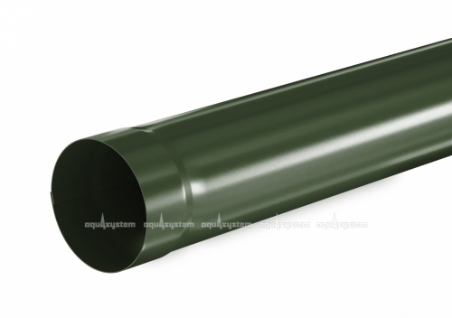 Труба водосточная AQUASYSTEM Темно-зеленый RR11 D 90 мм, L 3 м